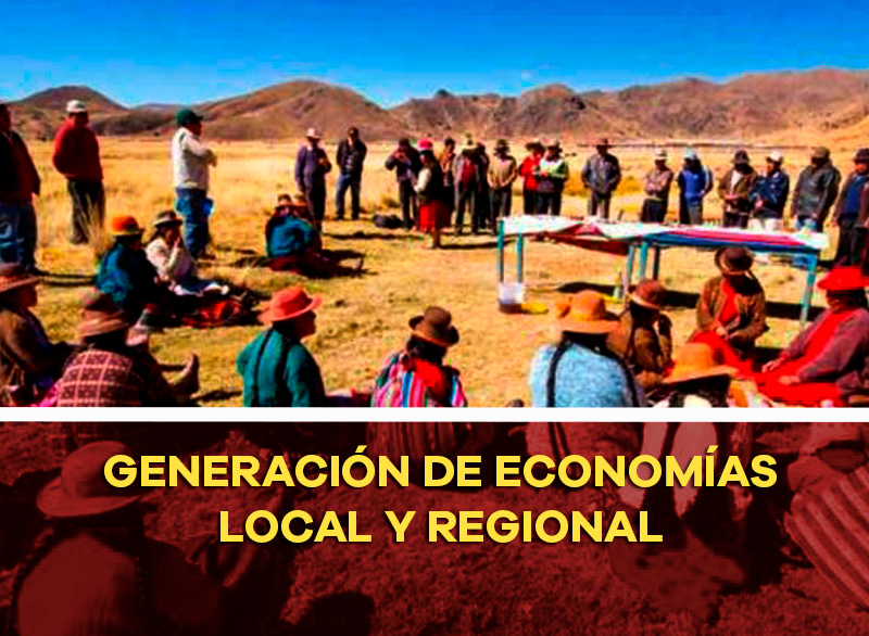 GENERACIÓN DE ECONOMÍAS LOCAL Y REGIONAL